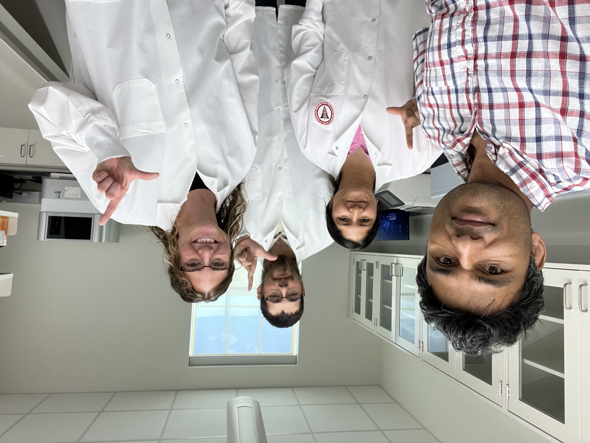 Gaire Lab members working in the laboratory