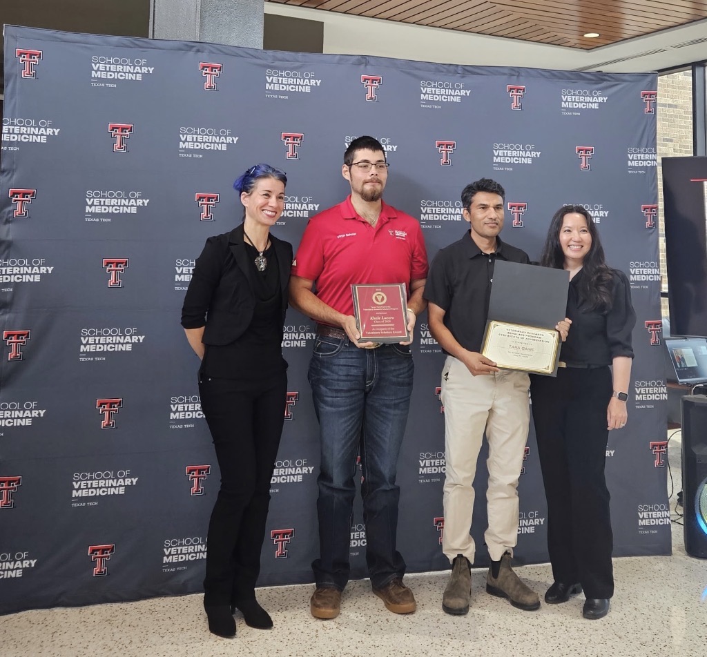 Khale Lucero selected for Top 10 presentation at AAVMC Veterinary Scholars Symposium (VRSP)